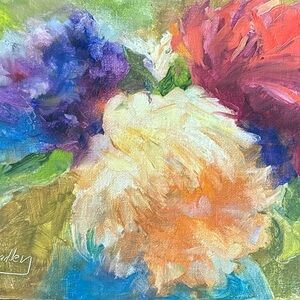 Vibrant Floral Canvas Art